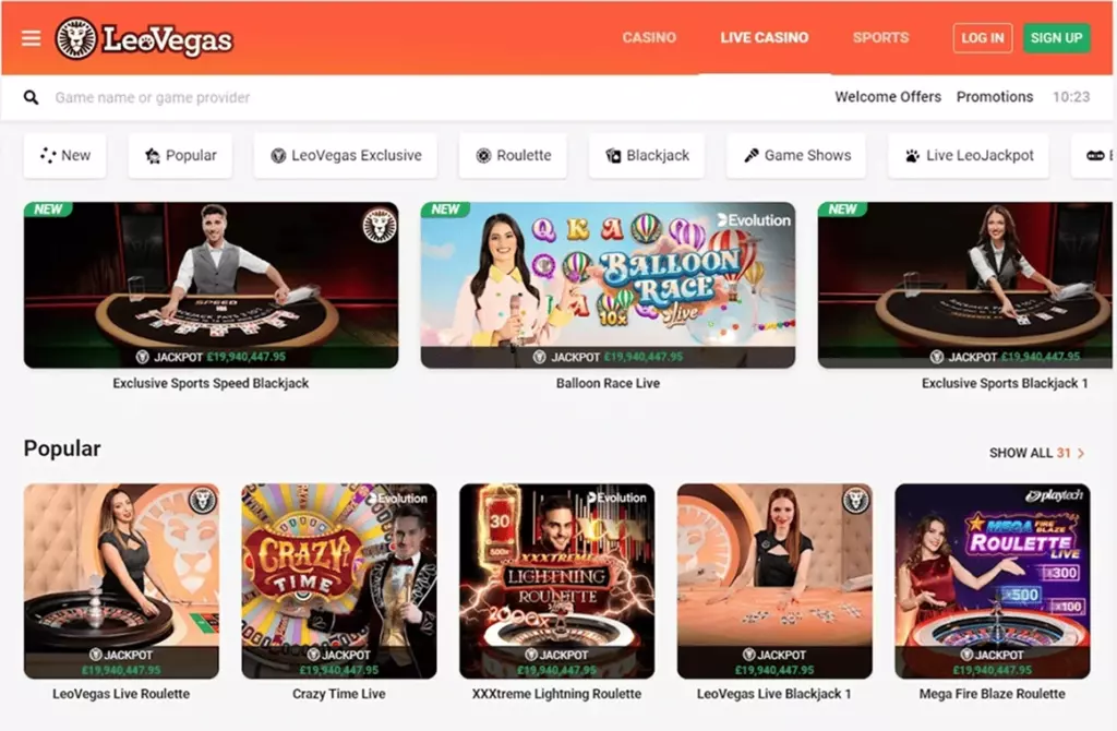 LeoVegas Casino