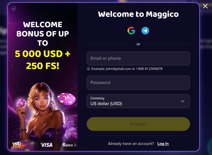 Cómo empezar a jugar en Maggico Casino Chile en unos simples pasos